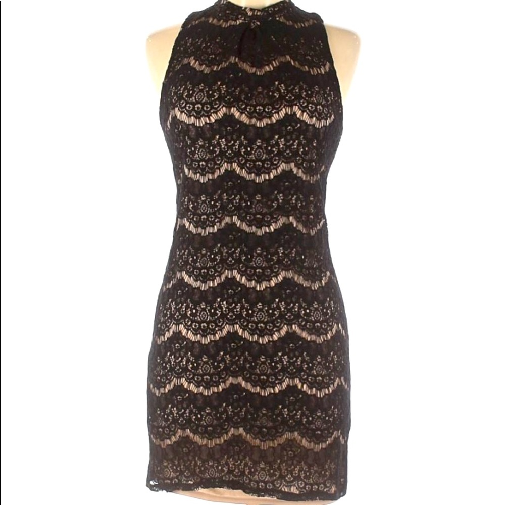 Fire cocktail dress